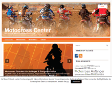 Tablet Screenshot of motocross-center.com